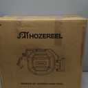 5/8" x 100 ft Heavy Duty Retractable Garden Hose Reel by HOZEREEL, Outdoor Garden Hose Reels - Self Retract Wall Mount Hose Reel Automatic Storage, Any Length Lock, 10 Pattern Nozzle