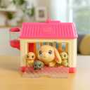 Little Live Pets Lil Baby Bunny Playset Pack, Mama Surprise Bunny Family Collection, Interactive Fold-Out Easter Baby Girl Gifts, Toy for Kids 5+