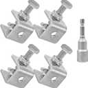 304 Stainless Steel C-Clamps,20mm Mini Tiger Clamps for Woodworking,C-Clamp 4 pack