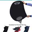 50+UPF Sunshade Extension Compatible with GB Pockit+ All City,Sun Visor UV Protect for Baby Stroller,Baby Stroller Summer Accessories, SUN002