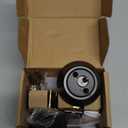 Double keyed Deadbolt Lock - Keyed on Both Sides, 2-Way Adjustable Cylinder Deadbolt (Privacy/Passage), Satin Stainless Steel(Black, Double Side)