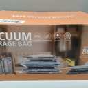 15 Pack Vacuum Storage Bags for Travel with Rechargeable Cordless Pump, Space Saver Bags for Clothes, Compression Packing Bags for Luggage and Suitcase, 15 Combo Size