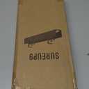 Under Desk Cable Management Tray with Clamp, No Drill 36" Cord Organizer for Desk, Desk Cable Management Fabric Tray for Standing Desks, Ideal for Home & Office - Black