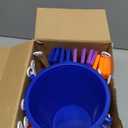 Holady 5.28'' Inch Sand Beach Buckets Pail with Shovels,Sand Bucket Water Pail for Beach Fun Great Summer Party Accessory(24 Bucket+24 Shovels)