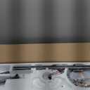 Large Ceiling Fans with Lights and Remote, Indoor/Outdoor Black Modern Ceiling Fan for Kitchen Living Room Patio, 6 Speed Reversible Quiet DC Motor, 3 CCT, Dual Finish 8 Blades 72"D x 72"W x 10"H (Black & Walnut)