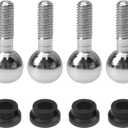 4Set Pivot Balls w/Bushings Ball Head Screw #4933 Compatible with Traxxas E-Maxx E-Revo T-Maxx Summit Revo 1/10 RC Car