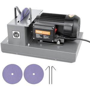 VEVOR Lawn Mower Blade Sharpener - 2/3HP 500W Grinder with 7-inch Ceramic Wheel, Sharpens High/Low Lift, Gator & Flat Blades VEVOR Lawn Mower Blade Sharpener - 2/3HP 500W Grinder with 7-inch Ceramic Wheel, Sharpens High/Low Lift, Gator & Flat Blades