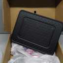 Veken 11.8 Inch Rain Shower Head with Handheld- High Pressure Dual Shower Heads with 5 Modes Handheld Spray Combo- Wide Rainfall Showerhead with Hose, Bathroom Accessories, Matte Black