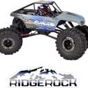 Redcat Racing Danchee Ridgerock 1/10 Scale 4WD Electric RC Rock Crawler RC Truck RTR with 2.4GHz Radio, Dual Motors, 4-Wheel Steering, USB Charger with RC Crawler Li-ion Battery, 440mm