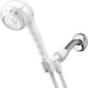 Waterpik SM-451E 1.8 GPM PowerSpray+ Original Shower Massage Shower Head, White (No Size, Just Hose)