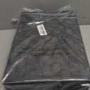 Storage Bins with Lids, Woven Storage Box Organizer Containers Decorative Baskets Cube for Clothes Bedroom Closet Office (5 Pack, Grey)