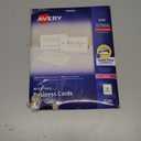 Avery Printable Business Cards with Sure Feed Technology, 2" x 3.5", Ivory, 250 Blank Cards for Laser Printers (05376) (One Size)