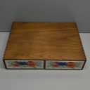 WEPONZEN Wooden Coffee Pod Holder & Organizer - Cute Coffee Station Organizer for Counter, Coffee Pods and Tea Organizer Holder