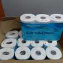 Amazon Basics 2-Ply Soft Toilet Paper, 30 Rolls (5 Packs of 6), 350 Sheets per Roll, Septic Safe, Equivalent to 185 Regular Rolls