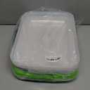 Seed Sprouting Tray, 5 Packs Microgreens Growing Trays Big Capacity Sprouts Growing Kit Soil-Free Sprouter Tray for Sprouting Seeds, Beans, Wheatgrass (with Lids)