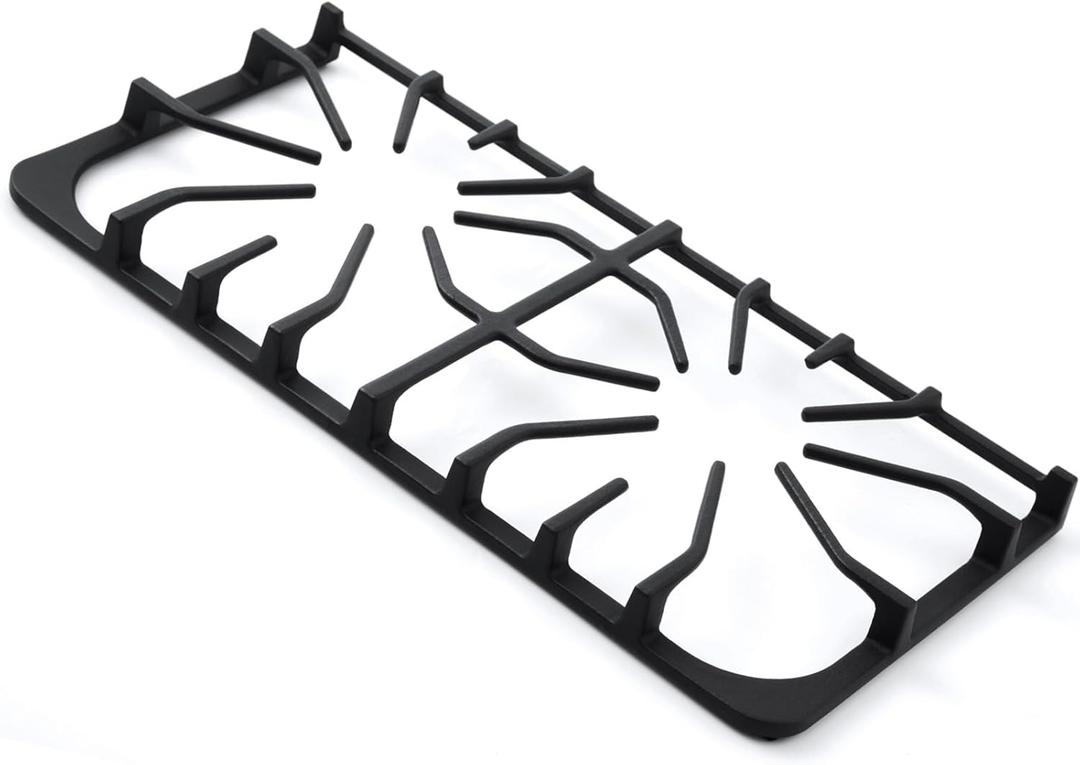 Upgraded 807327101 Side Grate Replacement for Frigidaire Stove Parts 20 x 9.6 IN Cast Iron Grate Kenmore Gas Range Parts Surface Burner Grate Frigidaire Gas Cooktop Parts Cookware Accessories