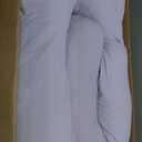 QUEEN ROSE Cooling Pregnancy Pillows, U Shaped Full Body Maternity Pillow for Pregnant Support, Rayon Derived from Bamboo, Buttery Soft, Super Breathable for Hot Sleeper, Purple (55in, Cooling Viscose - Lilac)