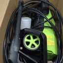 Electric Pressure Washer, 2.5 GPM Power Washer with 4 Quick Connect Nozzles, High Pressure Cleaning Machine with Foam Cannon for Cars/Fences/Driveways/Patios/Home Cleaning (Green)