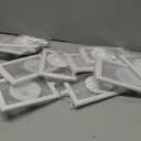 10 Pack Double Sided Standing Picture Frame 4x6 Plastic Photo Frame Bulk White Picture Display Holder Stand for Table Number, Menu, Wedding, Halloween,Christmas,Thanksgiving,Fall Decor (Black)