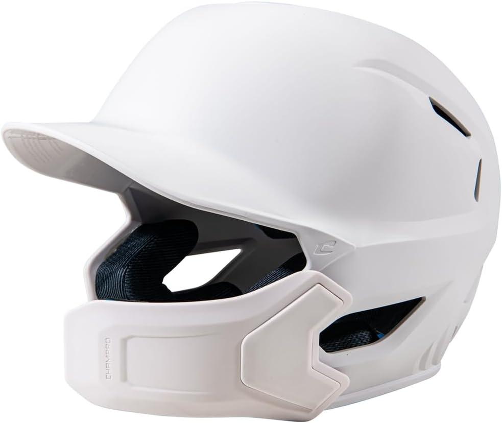 Champro HXE Matte Baseball Batting Helmet with Jaw Guard, XL