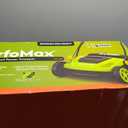 GreenSweep TurfoMax | Artificial Grass Electric Turf Sweeper, 5 Adjustable Height Settings, Foldable Handle, Collection Bag Included, Restores Flattened Turf & Removes Debris