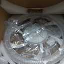 20 Low Profile Ceiling Fan with Light, 2-in-1 Bladeless Safety Design for Kids - RGB+CCT Dimmable, Smart APP/Remote Control, Quiet Flush Mount DC Motor, Ideal for Bedroom/Living Room/Kitchen