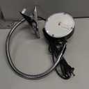 20W WangJiaTai Clip-on Light, LED Work Light with Flexible Gooseneck and Clip Base, Shop Tool Lamp for Lathe, Work Bench, Sewing Machine, Grill, Industrial Lighting, Small areas Bright Lights, 2000Lumen