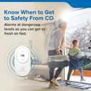 Kidde Carbon Monoxide Detector, Plug-in Carbon Monoxide Detector with AA Battery Backup, 85 dB Alarm, Rotating Plug, LED Status Light Indicators, 5th Edition, COP, Exp 01/23/2026