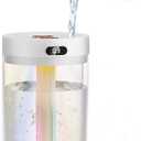 Humidifiers for Bedroom,Cool Mist Humidifiers Room Humidifier Colorful Breathing Light Silent Humidifier USB personal desktop humidifier, for baby bedroom travel office home