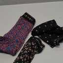 INNERSY Women's 4" Inseam Boxers Briefs Cotton Boyshorts Underwear Ladies Panties 3-Pack (Large, Flower-covered)