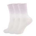 Ivyhouse Pilates Yoga Socks with Grips for Women - Colorful Non Slip Crew Athletic Socks - Cute Grippy Workout Hospital Socks, 3 Pairs, Purple