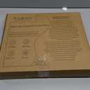 4 Pack Foldable Bed Sheets Set Organizers and Storage(King & Queen Size),Linen Fabric Closet Organizers with Window,Folding Bedding Storage Box for Bedsheets and Pillow Cube Organizer-Beige