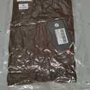 YYA Sheer Mesh Vest for Women Sexy Tank Club Top with Ruffled Hem & Stretchy Pleats S-XXL (Brown, L)