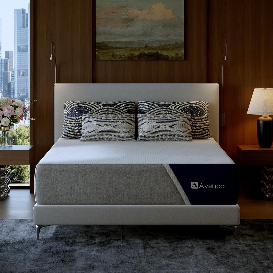 Avenco SyncDeep 10 Inch Full Mattress for Deep Sleep, Memory Foam Mattress