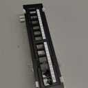 Everest Media 12Port Keystone Patch Panel (1Pack) Removable 6Port Panels with 89D Wall Mount Bracket Vertical/Horizontal Installation 8 Blank Keystone Jack Inserts Included