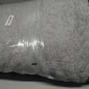 Orthopedic Dog Bed for Large Dogs - Big Waterproof Dog Crate Bed with Removable Washable Cover, Egg Crate Foam Support, Anti-Slip Bottom, Deluxe Plush Pet Bed Mat (Grey)