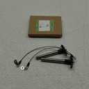 uxcell 2 Pcs T Handle Quick Release Pin, 12.7x70mm/1/2" x 2.76"(Dia. x L) 304 Stainless Steel Push-Button Quick Release Pin with Lanyard Cable for Audio Bimini Top Marine Hardware, Silver