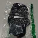 Black Latex Hood Mask Full Face Riding Hood for Party Cosplay Latex Mask for Halloween Christmas Party