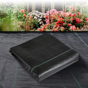 3ftx50ft Weed Barrier Landscape Fabric Heavy DutyWeed Block Gardening Ground Cover Mat, Weed Control Garden Cloth Woven Geotextile Fabric for UnderlaymentCommercial Driveway Fabric