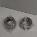 2PCS Exhaust Flex Pipe Stainless Steel Double Braid Long Heavy Duty 3''Inch x 4''Inch w/Ends 4'' inch Long