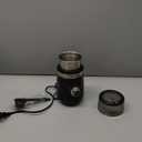 SHARDOR Electric Super Silent Blade Coffee Grinder, Timed Grind Control Rotary Knob, Adjustable Coarse to Fine for Coffee Beans, Spices & Herbs, with 1 Removable Stainless Steel Bowl, Black