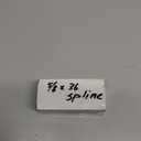 DD Steering U Joint Powder Coated Universal Steering Shaft Coupler U Joint Max Angle Degree Black, 5/8 x 36