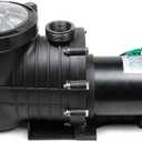 2.0HP 110GPM Swimming Pool Pump 110V Garden InGround and Above Ground Pool Water Pump with Strainer Filter Basket