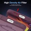 Magnetic Stand for Samsung Galaxy S25 Plus Case [Military Grade Drop Protection] with Kickstand, Matte Translucent Slim Case for S25 Plus 6.7", Burgundy