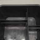 Cleaning Supplies Caddy, Household Tools Organizer with Handle, Large Plastic Bucket, Portable Shower Basket Tote, Gray