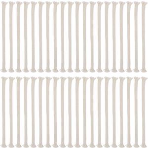 SWATOM 1/4" Round Cotton Oil Lamp Wicks 40 PCS for Tiki Torches,Alcohol Candle Burner, Lampberger Kerosene Lamp,Dietz Oil Lantern