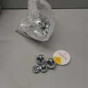 MTLEE 20 Pcs Disco Balls Decorations Assorted Size Party Decor Disco Ball Ornaments Mirror Mini Large Hanging with Rope for Wedding Festival Stage Prop (2.4 Inch, 2 Inch, 1.6 Inch, 1.2 Inch)