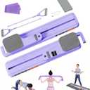 Pilates Board - 2026 Upgraded 7 in 1 Pilates Sliding Board, Multi-Purpose Foldable Pilates Reformer Board for Home Workout