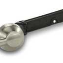 Korky Strong Arm Metal Toilet Handle and Lever - Universal to Fit Front, Angled, Side, Left, and Right Mount Toilets - Brushed Nickel, Simple Style, 6074BP