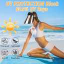 WAYCOM Sun Cap, Sun Visor Hat - UV Protection Hat -Premium UPF 50+ Hat for Hiking, Golf, Tennis, Outdoors